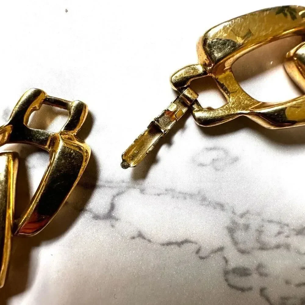 Napier vintage gold tone link necklace